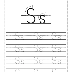Trace Letter Worksheet Grade 3 Free Worksheets