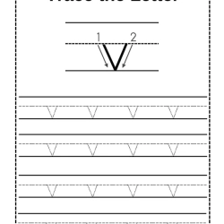 Trace Letter Worksheet Grade 5 Free Printables