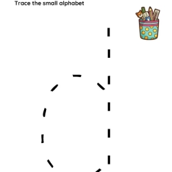 Trace The Small Alphabet Worksheet Downloads