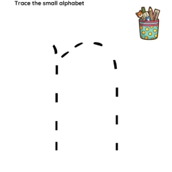 Trace The Small Alphabet Worksheet For 3rd Grade