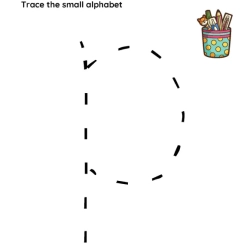 Trace The Small Alphabet Worksheet For 4th Grade