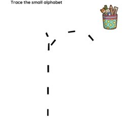 Trace The Small Alphabet Worksheet For 5th Grade