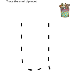 Trace The Small Alphabet Worksheet For Grade 6