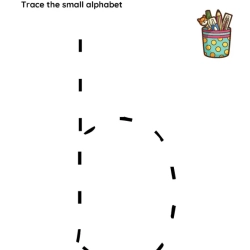 Trace The Small Alphabet Worksheet Printables