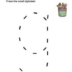 Trace The Small Alphabet Worksheet To Prints