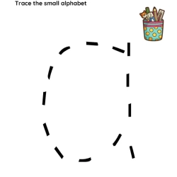 Trace The Small Alphabet Worksheet Worksheets