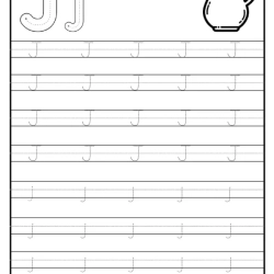 Tracing Alphabet Worksheet For 1st Grade
