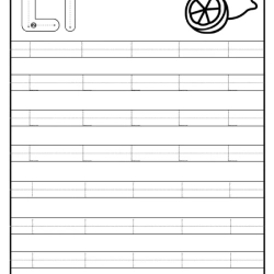 Tracing Alphabet Worksheet For 2nd Grade