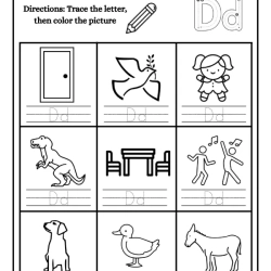 Tracing The Letter Worksheet Downloads
