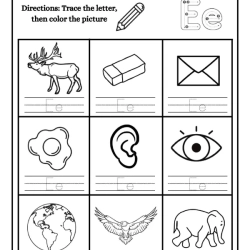 Tracing The Letter Worksheet Free Downloads