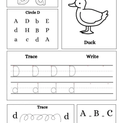 Write Trace Color Alphabet Download Worksheet