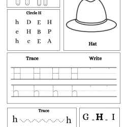 Write Trace Color Alphabet For Kids Worksheet
