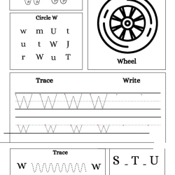 Write Trace Color Alphabet Fun Worksheet
