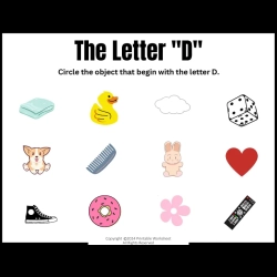 Circle The Letter Download Worksheet