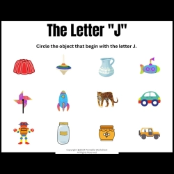 Circle The Letter For 1st Grade Worksheet