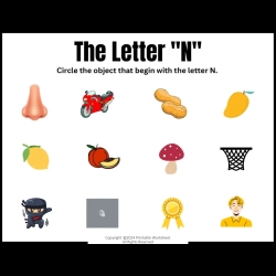 Circle The Letter For 3rd Grade Worksheet