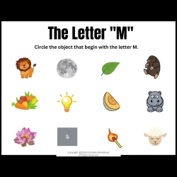 Circle The Letter For Grade 2 Worksheet