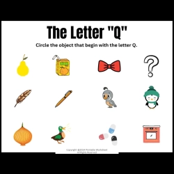 Circle The Letter For Grade 4 Worksheet