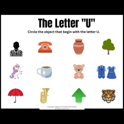 Circle The Letter For Grade 6 Worksheet