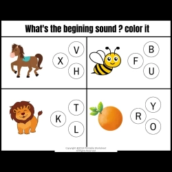Circle The Letter Free Printable Worksheet