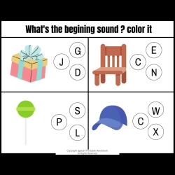 Circle The Letter Grade 1 Worksheet