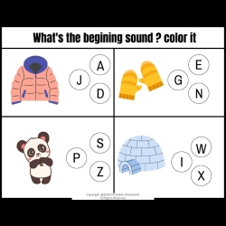 Circle The Letter Kids Worksheet