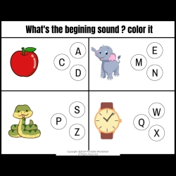 Circle The Letter Printable Download Worksheet