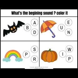 Circle The Letter Toddlers Worksheet