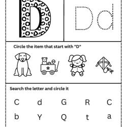 Trace The Letter Download Worksheet