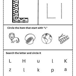 Trace The Letter For 2nd Grade Worksheet
