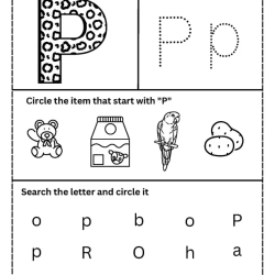 Trace The Letter For 4th Grade Worksheet