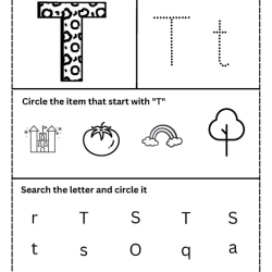 Trace The Letter For 6th Grade Worksheet