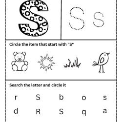 Trace The Letter For Grade 5 Worksheet