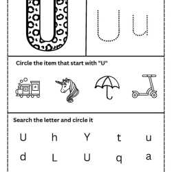 Trace The Letter For Grade 6 Worksheet