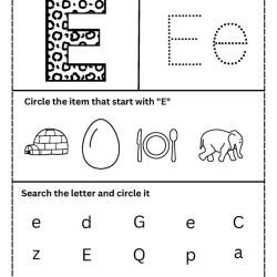 Trace The Letter Free Download Worksheet