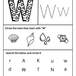 Trace The Letter Fun Worksheet