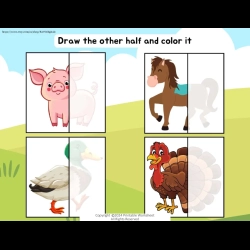 Farm Bussy Book For 1st Grade Worksheet