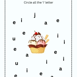 Circle Vowels Worksheet For Free