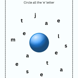 Circle Vowels Worksheet Printables
