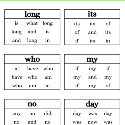 Read And Circle The Same Words For Free Worksheet