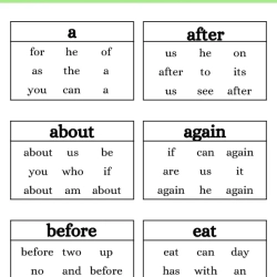Read And Circle The Same Words For Grade 1 Worksheet