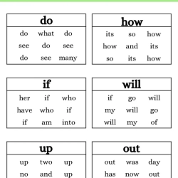 Read And Circle The Same Words Pdf Free Worksheet