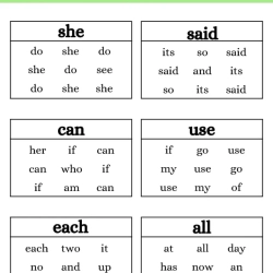 Read And Circle The Same Words To Print Worksheet