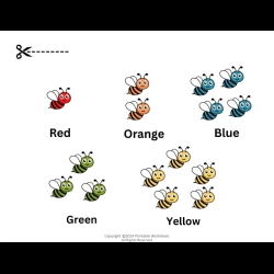 Color Matching Games For 1st Grade Worksheet
