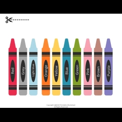 Color Matching Games For 5th Grade Worksheet