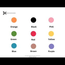 Color Matching Games For 6th Grade Worksheet