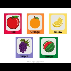 Color Matching Games For Grade 1 Worksheet