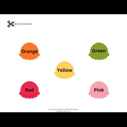 Color Matching Games For Kids Worksheet
