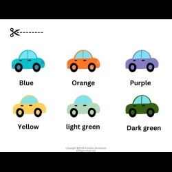 Color Matching Games Printable Worksheet