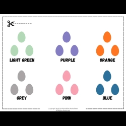 Color Matching Worksheet For 3rd Grade